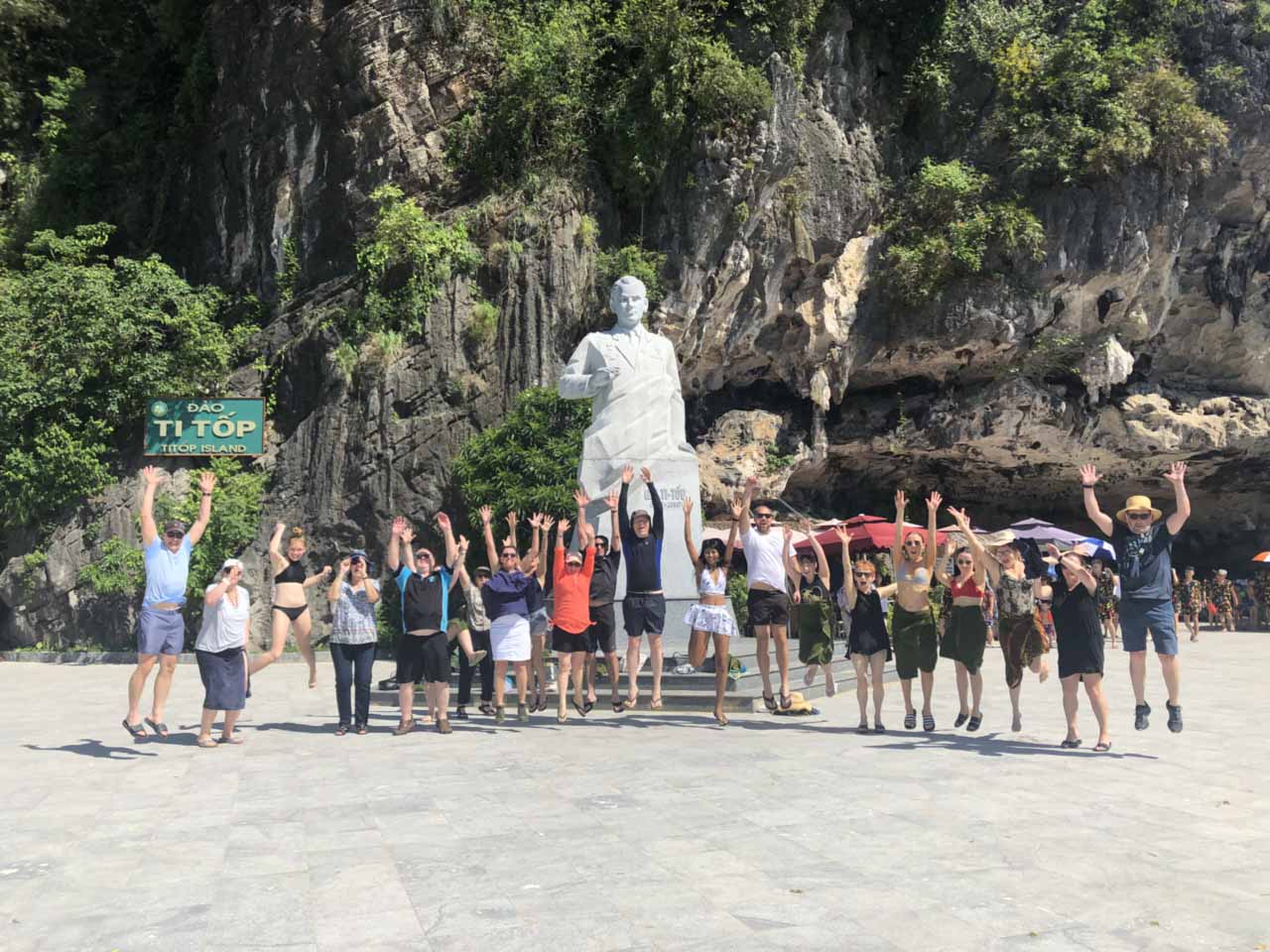 Titop Island in halong bay